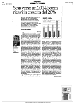 La Repubblica del 13 Ottobre 2014
