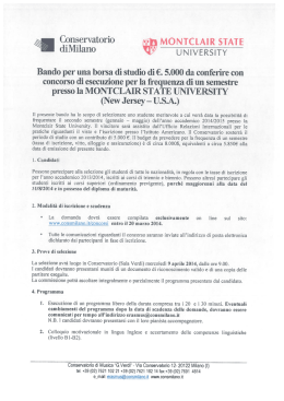 Conservatorio MONTC LAI R STATE