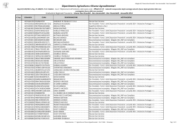 Dipartimento Agricoltura e Risorse Agroalimentari