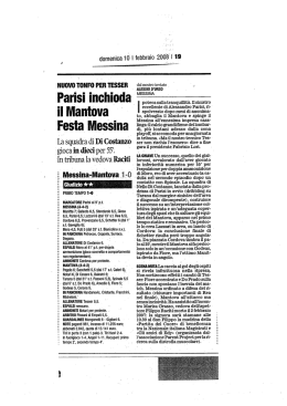 a [Mantova * - Nazionale Italiana Magistrati
