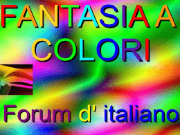 fantasia a colori – forum d`italiano