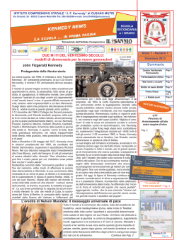 Kennedy news Anno 7 - Istituto Comprensivo JF Kennedy