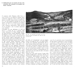 Indicazioni per un restauro ed una valorizzazione del santuario nel