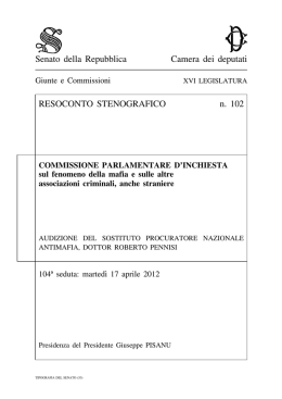 Stenografico n. 102 - Parlamento Italiano