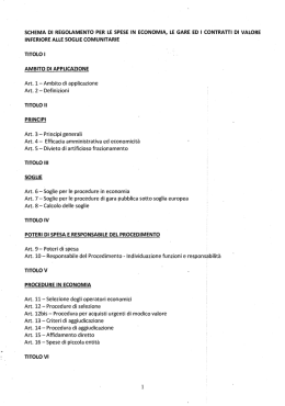 REGOLAMENTO ACQUISTI IN ECONOMIA ATC ESERCIZIO