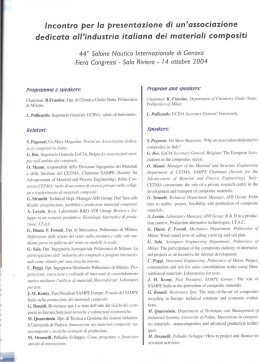 Incontro per la presentazione di un`associazione dedicata all