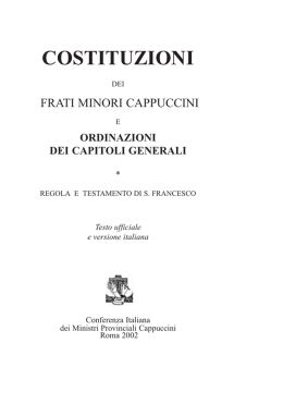 Costituzioni impag. ok - Servizio "missio ad gentes"
