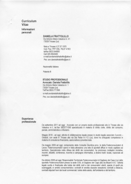 Vedi allegato - Comune di Tricase