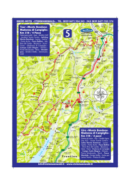 Trentino Tour »Monte Bondone- Madonna di Campiglio« Km 318 / 4