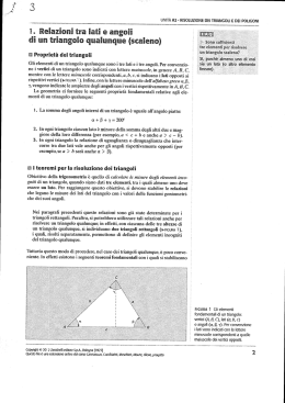 e ?reprietà dei triangoli