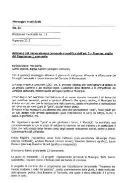 Scarica Adozione del nuovo stemma comunale