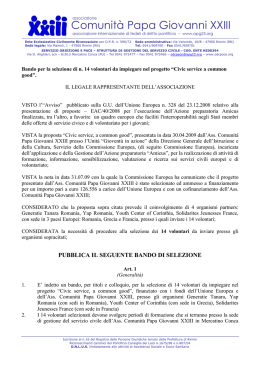 bando amicus apg23 definitivo