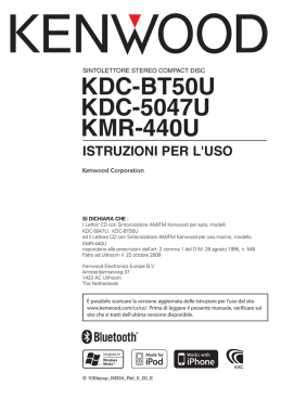 KDC-BT50U KDC-5047U KMR-440U