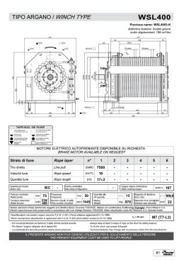 TIPO ARGANO/ WINCH TYPE WS L400