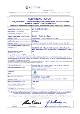 TechnicaltReport SKN1063-AnnexD-estensione 200-L1