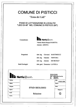 TAV G - Home Valutazione degli effetti Ambientali