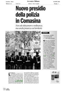 Nuovo presidio della polizia - Stefano Boeri &ndash; cambiamo citt&agrave;