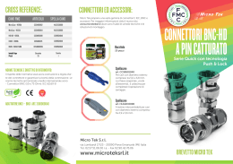Brochure Connettori Quick BNC-HD