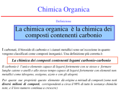 Chimica Organica - Didattica delle Scienze