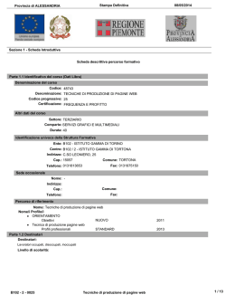 scheda corso - Istituto Gamma