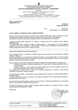 Testo della circolare - Locatelli