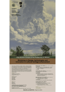 POLITECNICO DI MI.ANO I I I - Polo territoriale di Mantova