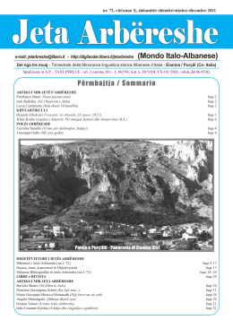 jeta arbereshe nr. 72