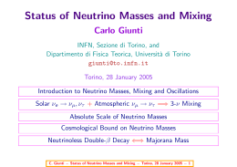 Status of Neutrino Masses and Mixing