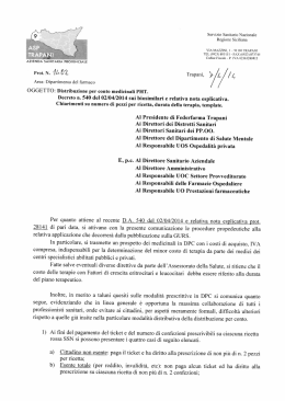 Nota prot. N. 1402 del 07/04/2014