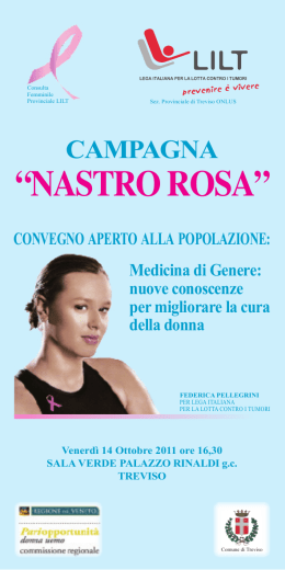 “NASTRO ROSA” - Lega Italiana per la lotta contro i tumori
