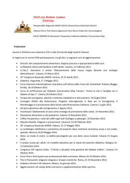 Curriculum Vitae Luana dott.ssa Romeo - Dietista - Catania