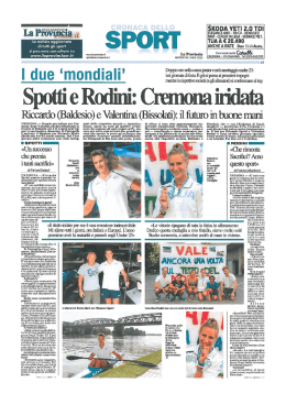 le notizie aggiornate di tutti gli sport si possono consultare su