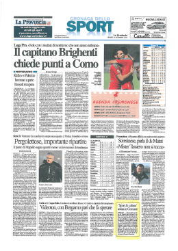 Le notizie aggiornate di tutti gli sport