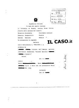 Il testo integrale