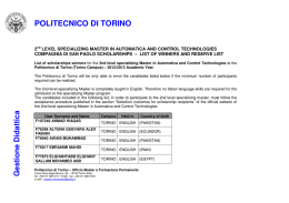 POLITECNICO DI TORINO