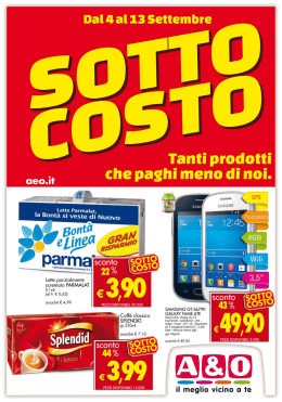 offerta sottocosto