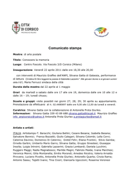 Comunicato Stampa Corsico