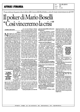 Il poker di Mario Boselli - Camera Nazionale della Moda Italiana