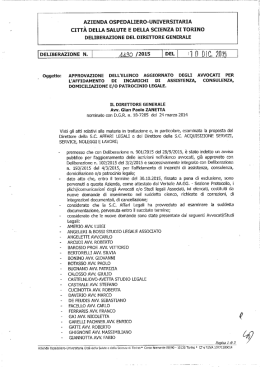 scarica la comunicazione - Consiglio dell`Ordine degli Avvocati di
