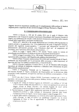 Oggetto: lavori in carpenteria metallica per il compietamento della