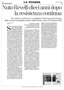 Nuto Revelli dieci anni dopo la resistenza continua