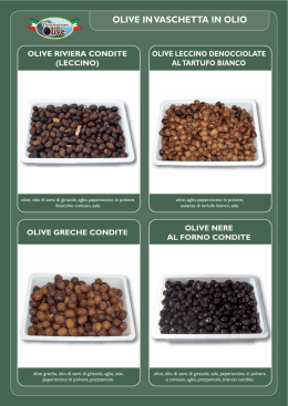 OLIVE IN VASCHETTA IN OLIO
