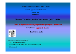 Norme Tecniche per le Costruzioni (NTC 2008)