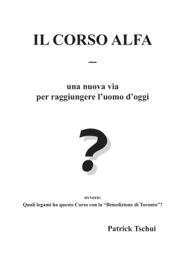 Corso Alfa - Bibelkreis.ch