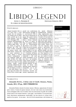 Scarica il n. 0 della Rivista - Librido. Laboratorio di Studi e Servizi