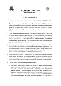 allegato 6 - patto d`integrita`