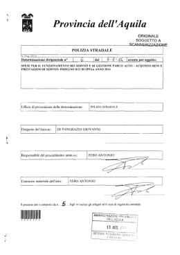 Provincia del! `Aquila - Provincia dell`Aquila