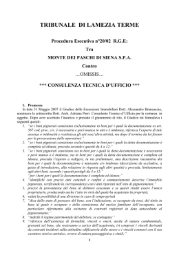 Scarica allegati: perizia on-line