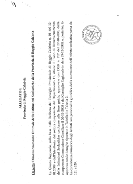 Reggio Calabria - Ufficio Scolastico Regionale per la Calabria