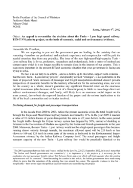 versione in lingua inglese - Comitato NO TAV